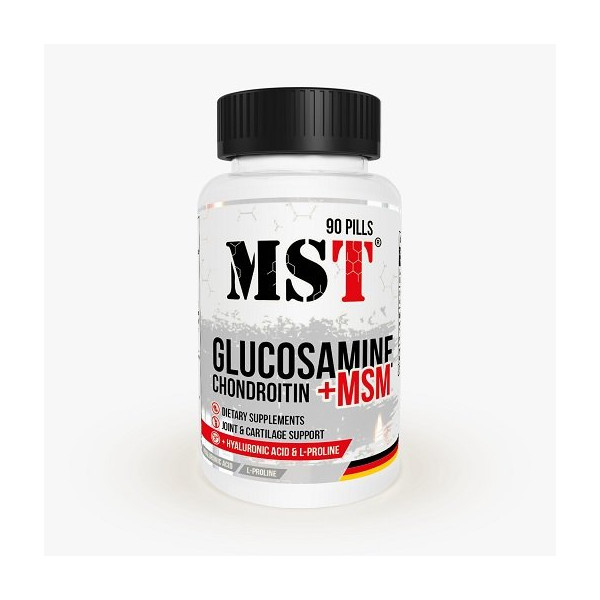 MST - Glucosamine Chondroitine MSM + HYALURON - 90 Tabletten