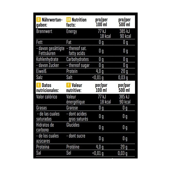 Body Attack Clear Iso Whey Drink 12 x 500ml