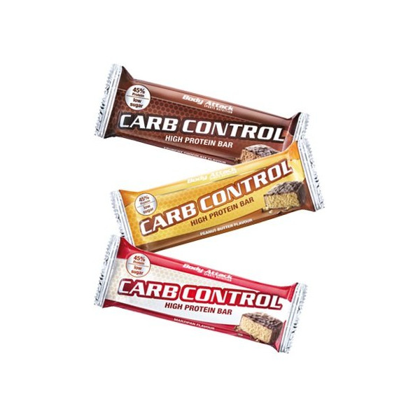 Body Attack Carb Control - Proteinriegel 100g (15 Riegel)
