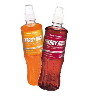 Body Attack Energy Kick Drink Exotic 18x500ml