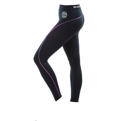 Gold´s Gym GGLPNT023 - Ladies Long Tight Pants - black/pink