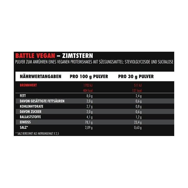 Big Zone Battle Vegan 1000g