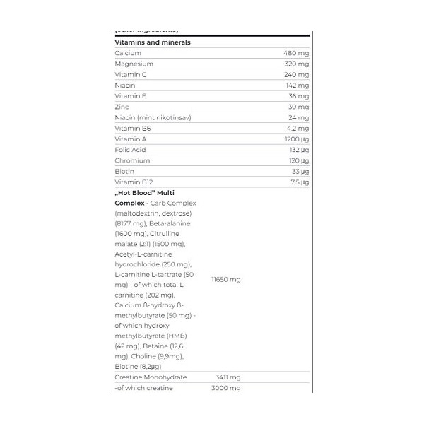 Scitec Hot Blood NO-STIM 375g