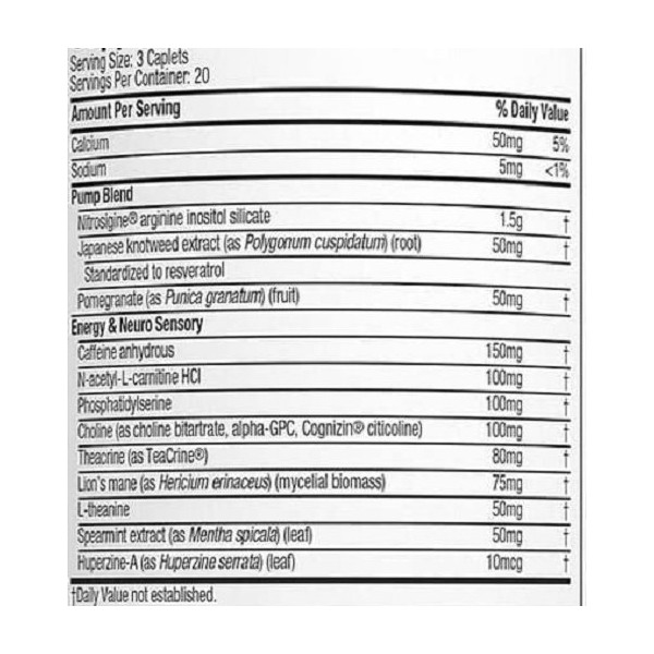 Muscletech SX-7 Black OnyxNeuro NO 60 Kapseln