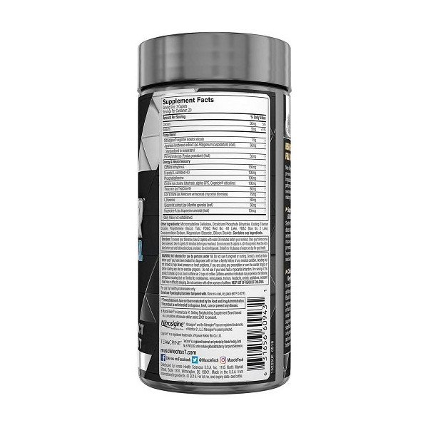 Muscletech SX-7 Black OnyxNeuro NO 60 Kapseln