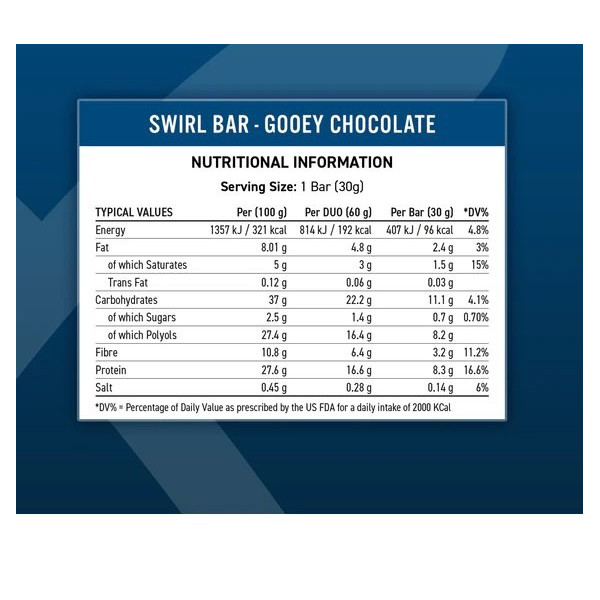 Applied Nutrition SWIRL Bar(12x60g)