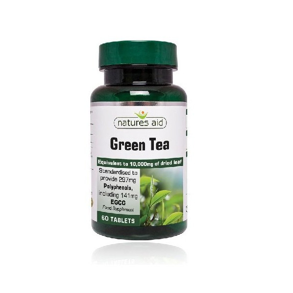 Natures Aid - Green Tea 10,000mg 60 Tabl.