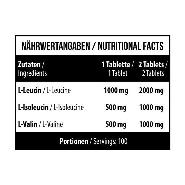 MST - BCAA Huge 200 Tabl./ 2gr pro Tablette