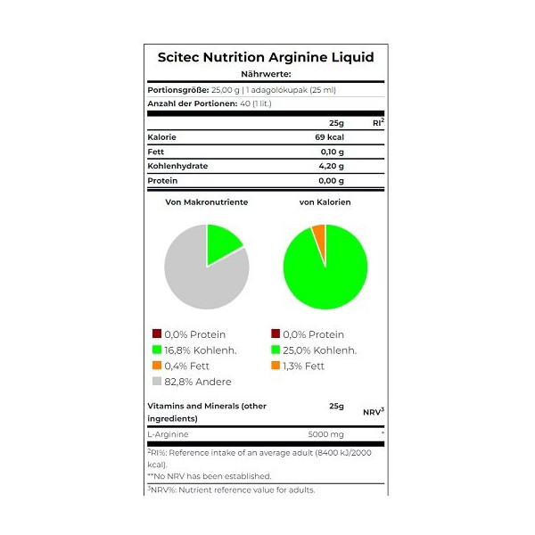 Scitec Liquid Arginine 1000ml