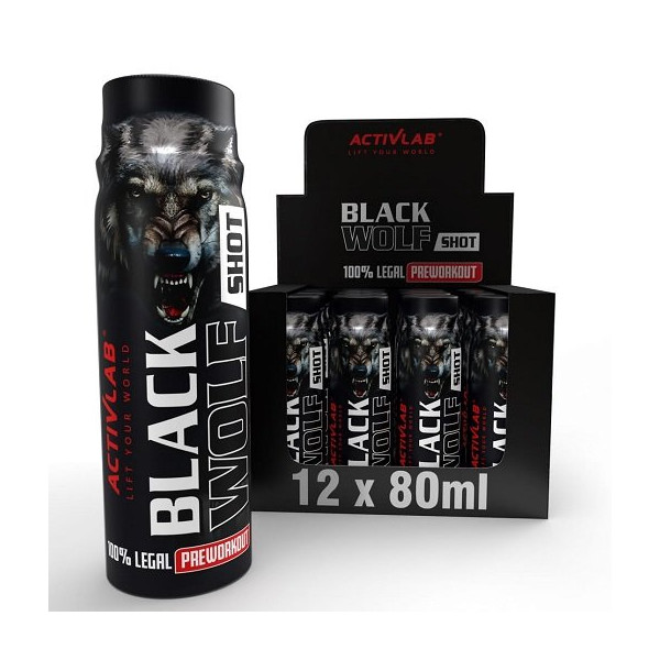 Activlab Black Wolf Shot Preworkout 12 x 80ml