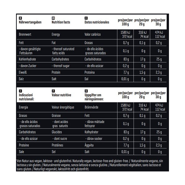 Body Attack Instant Rice Pudding 1000g