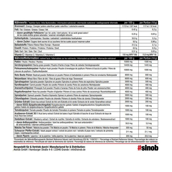 Sinob Greens & Reds 300g