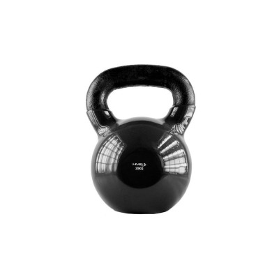 BLACK KETTLEBELL AUS GUSSEISEN MIT VINYLBESCHICHTUNG HMS