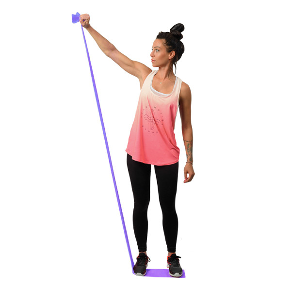 RB01 EXERCISE BAND IN ROLL HMS (purple) 50m x 150mm x 0.4