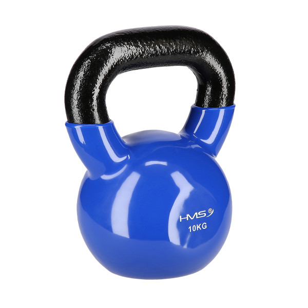 BLUE KETTLEBELL AUS GUSSEISEN MIT VINYLBESCHICHTUNG HMS