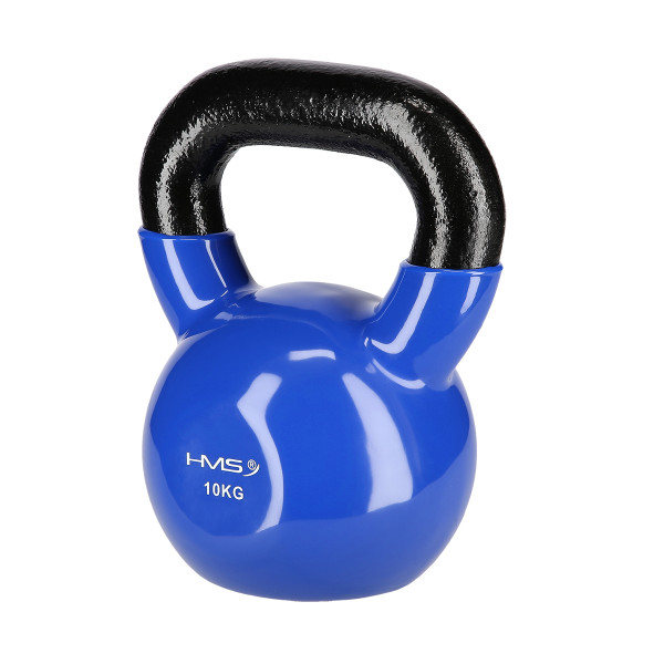 BLUE KETTLEBELL AUS GUSSEISEN MIT VINYLBESCHICHTUNG HMS