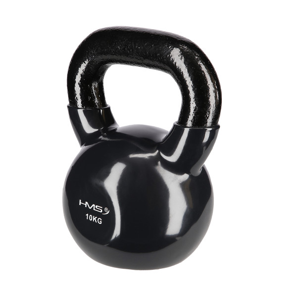 BLACK KETTLEBELL AUS GUSSEISEN MIT VINYLBESCHICHTUNG HMS