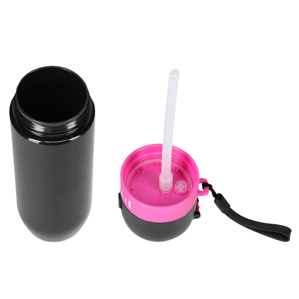 BDN670 WATER BOTTLE PINK 600ml HMS