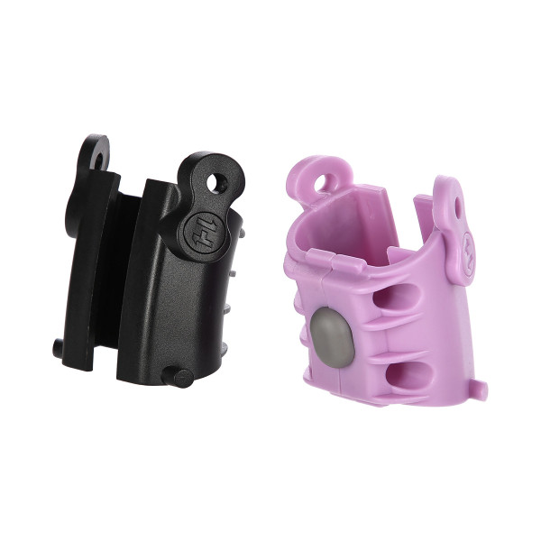 FH04 VIOLET/BLACK HULA HOOP WITH WEIGHT AND COUNTER