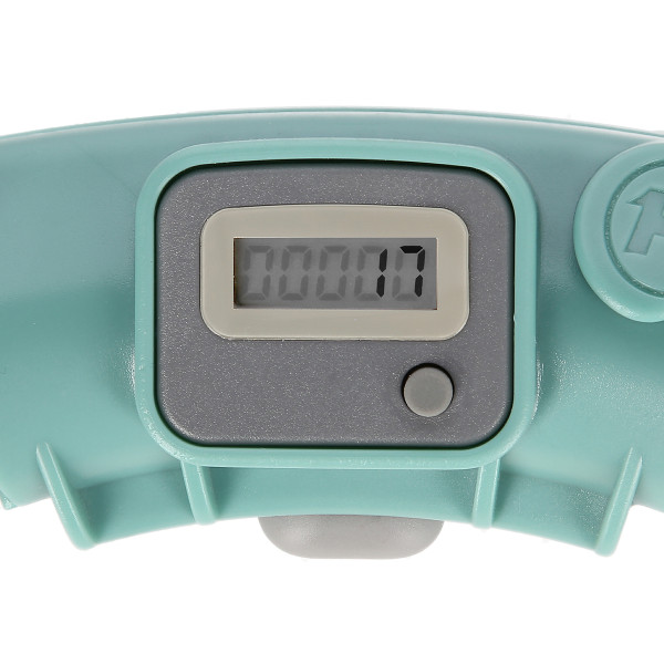 FH04 GREEN HULA HOOP WITH WEIGHT AND COUNTER