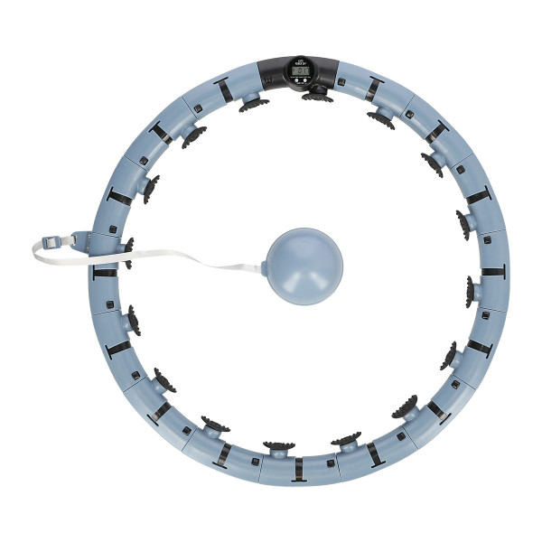 FH07 BLUE HULA HOOP WITH WEIGHT AND COUNTER STOCK