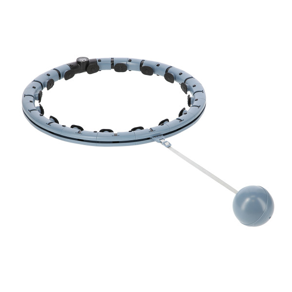 FH07 BLUE HULA HOOP WITH WEIGHT AND COUNTER STOCK