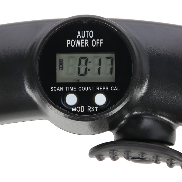 FH07 BLUE HULA HOOP WITH WEIGHT AND COUNTER STOCK