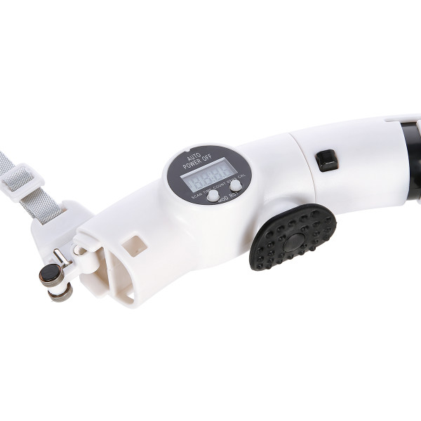 FH07 WHITE HULA HOOP WITH WEIGHT AND COUNTER STOCK