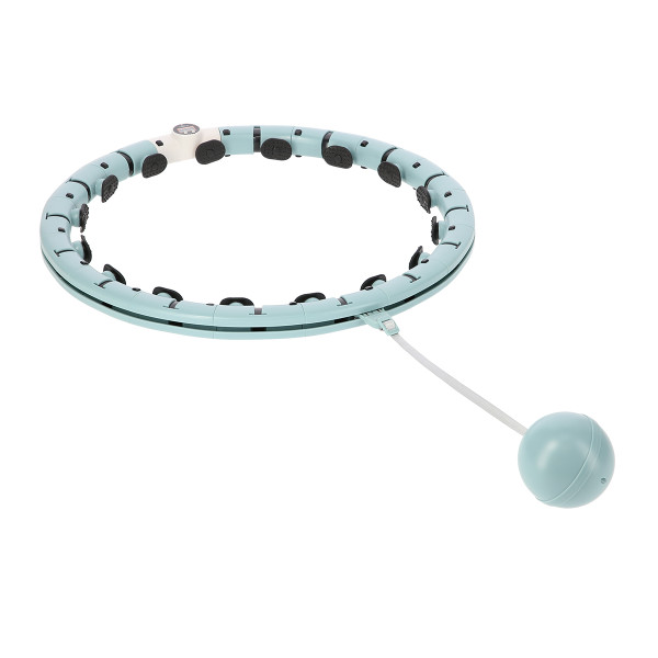 FH07 GREEN HULA HOOP WITH WEIGHT AND COUNTER STOCK