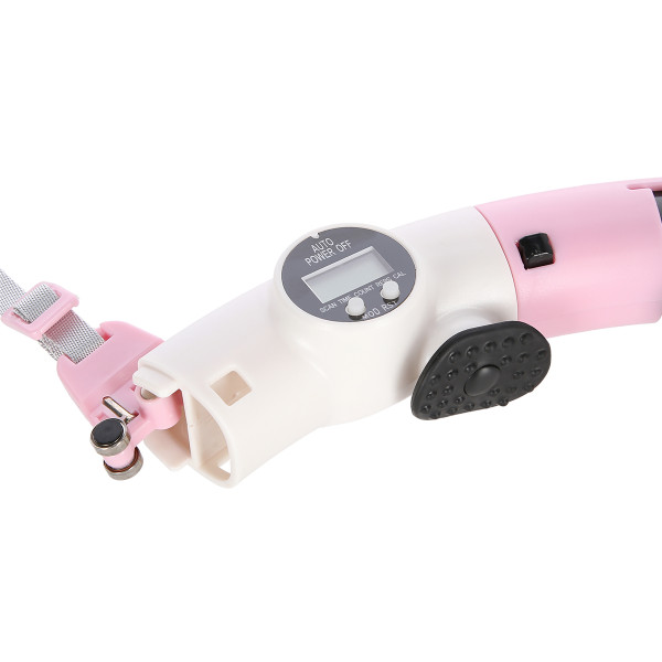 FH07 LIGHT PINK HULA HOOP WITH WEIGHT AND COUNTER
