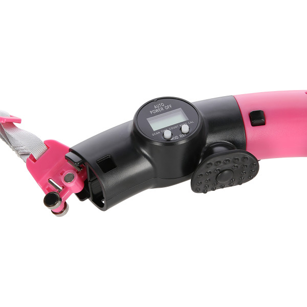 FH07 LIGHT PINK HULA HOOP WITH WEIGHT AND COUNTER