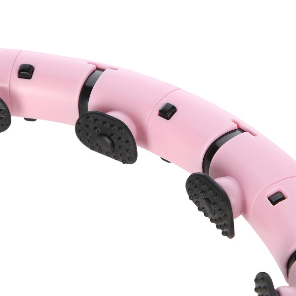 FH07 LIGHT PINK HULA HOOP WITH WEIGHT AND COUNTER