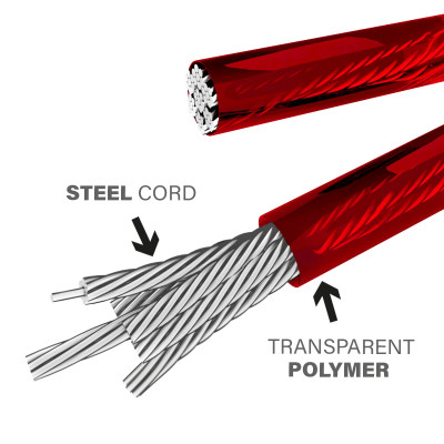 BLACK/RED SCHNELLES SPRINGSEIL HMS PREMIUM