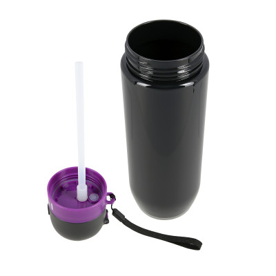 BDN670 PURPLE WATER BOTTLE 600ML HMS