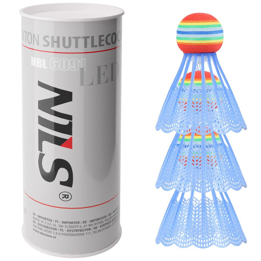 BADMINTONBALL NYLON LED 3 ST. NILS