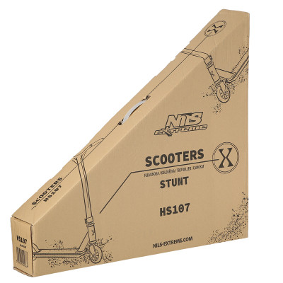 HS107 BLACK-SILVER STUNT SCOOTER NILS EXTREME