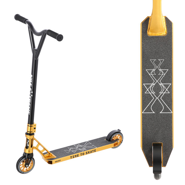 HS202 PRO BLACK-GOLD STUNT SCOOTER NILS EXTREME