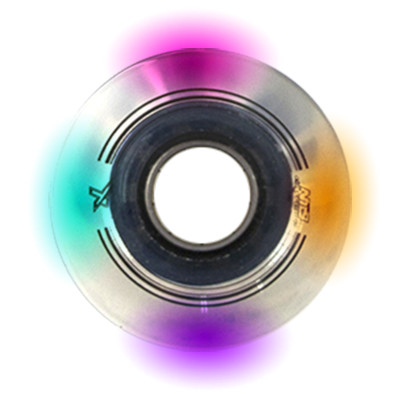 KP-6045 LED 60x45 MM (4 PCS) RUBBER WHEELS FOR PENNYBOARD...