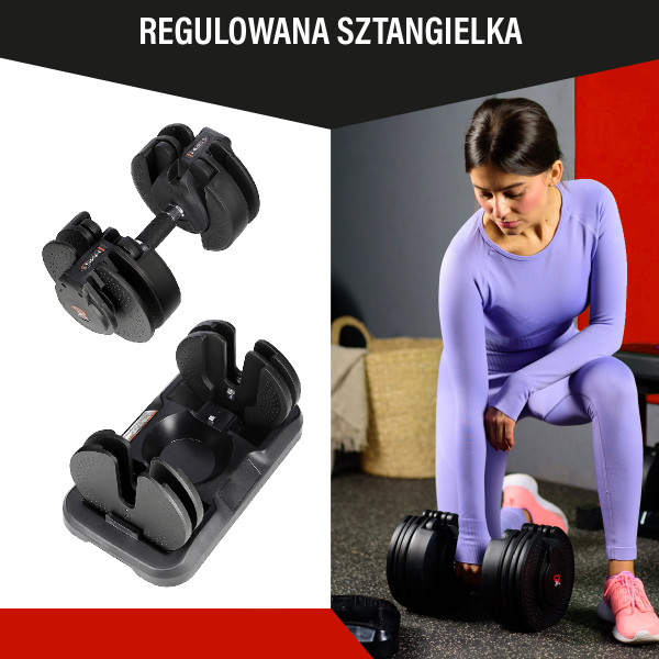 SR20 ADJUSTABLE DUMBBELL SET HMS