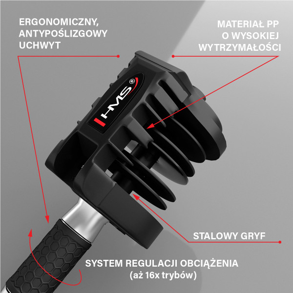 SR20 ADJUSTABLE DUMBBELL SET HMS