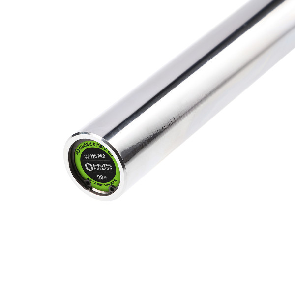 PRO GERADE OLYMPIA-LANGHANTELSTANGE 20KG 2200MM HMS + ZG1000B VERSCHLÜSSE LOCK