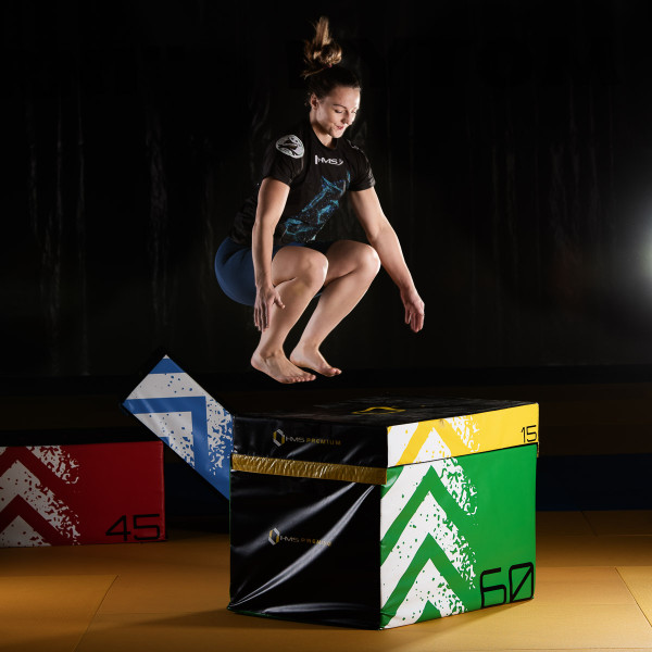 (4 TEILE) PLYO-BOXEN SOFT SET HMS PREMIUM