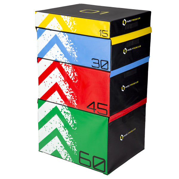 (4 TEILE) PLYO-BOXEN SOFT SET HMS PREMIUM