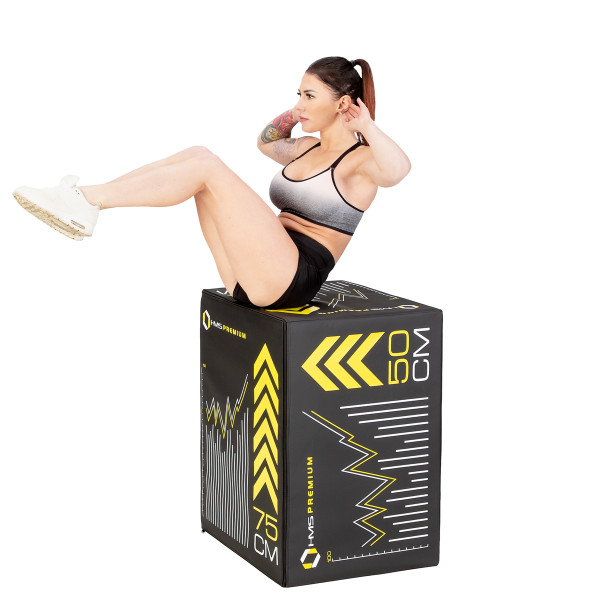 PLYO-BOX SOFT 750x600x500MM HMS PREMIUM