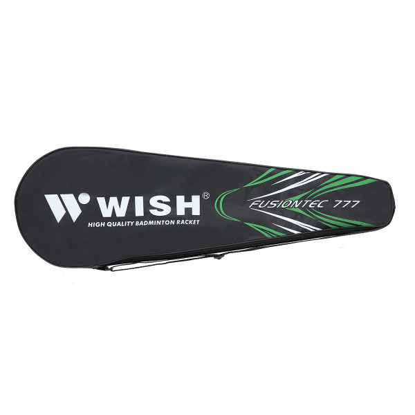 777K SET BADMINTONSCHLÄGER LIMETTENGRÜN+ROT + FEDERBÄLLE 3 ST. WISH