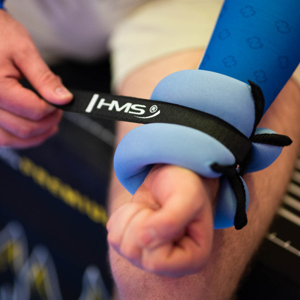 BLUE GEWICHTSMANSCHETTEN FÜR HÄNDE UND BEINE 2 x 1 KG HMS