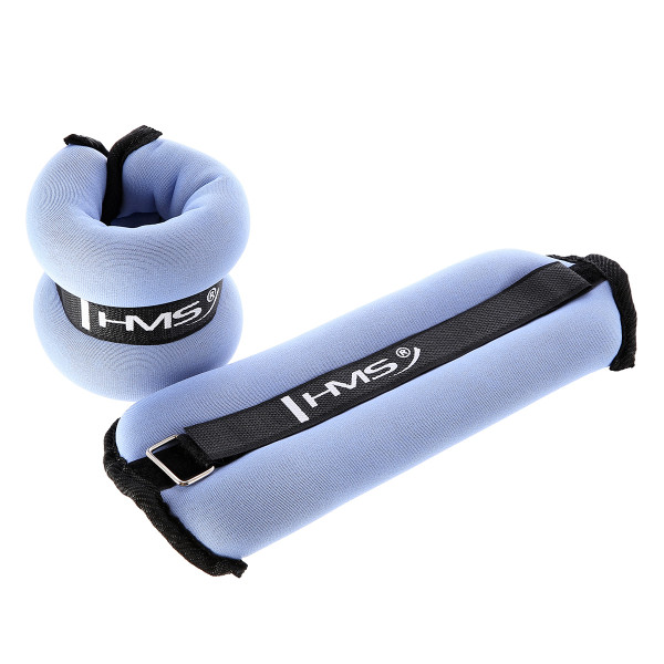 BLUE GEWICHTSMANSCHETTEN FÜR HÄNDE UND BEINE 2 x 1 KG HMS