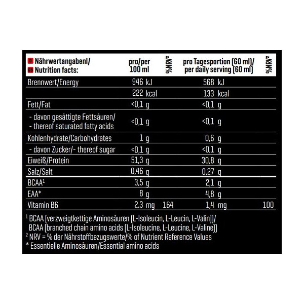 Body Attack Beef Amino Liquid 1000ml