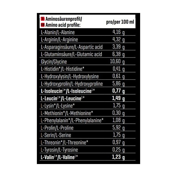 Body Attack Beef Amino Liquid 1000ml