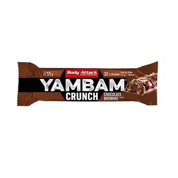Body Attack YAMBAM CRUNCH Protein Riegel (15x55g)